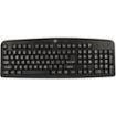 Digital Innovations - 4250400 Full-size Wired Easy-View Keyboard - Black