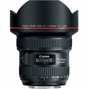 Canon - EF11-24mm F4L USM Wide Angle Zoom Lens for EOS DSLR Cameras - Black