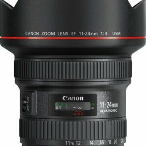 Canon - EF11-24mm F4L USM Wide Angle Zoom Lens for EOS DSLR Cameras - Black