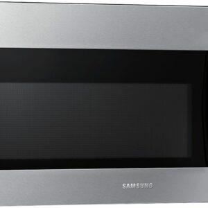 Samsung - 1.6 cu. ft.  Over-the-Range Fingerprint Resistant  Microwave - Stainless Steel