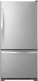 Whirlpool - 21.9 Cu. Ft. Bottom-Freezer Refrigerator - Stainless Steel