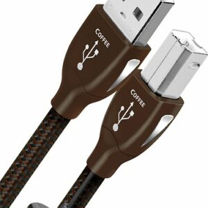 AudioQuest - 10' USB A-to-USB B Cable - Black/Coffee