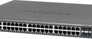 NETGEAR - 48-Port 10/100/1000 Mbps Gigabit Fully Managed Switch - Blue