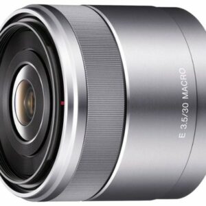 Sony - 30mm f/3.5 Macro Lens for Most NEX Compact System Cameras - Silver