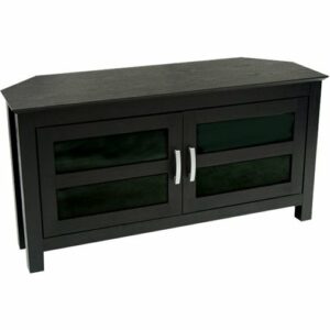 Walker Edison - Corner TV Cabinet for Most TVs Up to 48" - Black