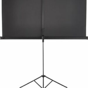 Insignia™ - 75" Tripod Projector Screen - Black/White