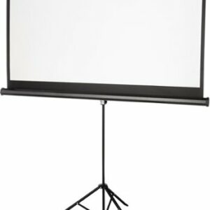 Insignia™ - 75" Tripod Projector Screen - Black/White