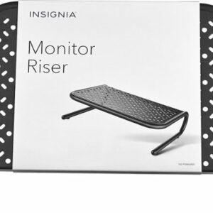 Insignia™ - Computer Monitor Riser - Black