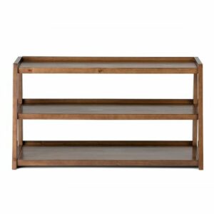 Simpli Home - Sawhorse TV Stand for Most TVs Up to 53" - Medium Saddle Brown