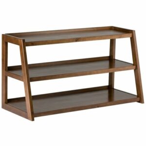 Simpli Home - Sawhorse TV Stand for Most TVs Up to 53" - Medium Saddle Brown