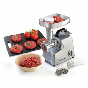 Chef'sChoice - 720 Professional Commercial Food/Meat Grinder with Three-Way Control Switch for Grinding Stuffing & Reverse - Silver