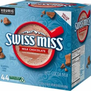 Swiss Miss - Milk Chocolate Hot Cocoa, Keurig Single-Serve K-Cup Pods, 44 Count