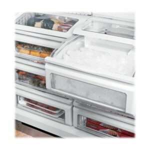 Monogram - 21.9 Cu. Ft. Upright Freezer - Stainless Steel