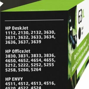 HP - 63XL High-Yield Ink Cartridge - Black