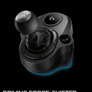 Logitech - Driving Force Shifter for Xbox Series X|S, Xbox One, and PlayStation 4 & 5 - Black/Silver