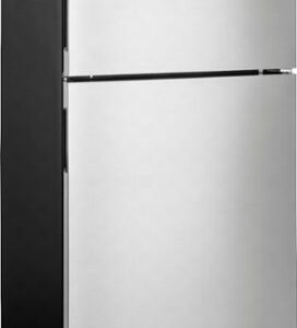 Whirlpool - 18.2 Cu. Ft. Top-Freezer Refrigerator - Stainless Steel