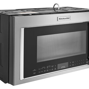 KitchenAid - 1.9 Cu. Ft. Convection Over-the-Range Microwave with Sensor Cooking - Stainless Steel