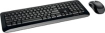 Microsoft - Desktop 850 Full-size Wireless Keyboard and Mouse Bundle - Black