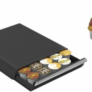 Mind Reader - Coupe Coffee Pod Drawer - Black/Silver