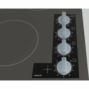 Bosch - 500 Series 24" Built-In Electric Cooktop with 4 elements - Black