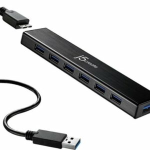 j5create - USB 3.0 7-Port HUB - Black