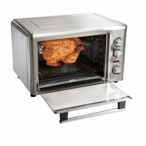 Hamilton Beach - Countertop convection oven with rotisserie - Stainless Steel