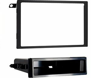 Metra - Dash Kit for Select 1990-2012 Toyota Chevrolet Honda GMC Buick Cadillac Pontiac DIN DDIN - Black