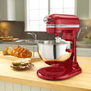 KitchenAid - Professional 5 Plus Series 5 Quart Bowl-Lift Stand Mixer - KV25G0XER - Empire Red