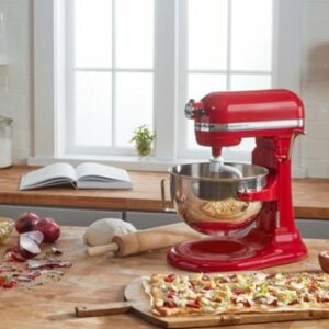 KitchenAid - Professional 5 Plus Series 5 Quart Bowl-Lift Stand Mixer - KV25G0XER - Empire Red