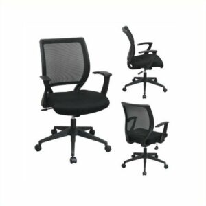 Office Star Products - Fabric Task Chair - Black