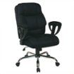 Office Star Products - Big Man's Mesh Executive Chair - Black