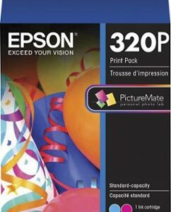 Epson - 320P Standard Capacity Ink Cartridge + Photo Paper - Multicolor