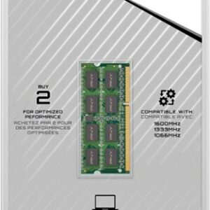 PNY - 8GB 1600 MHz DDR3 SoDIMM Laptop Memory - Green