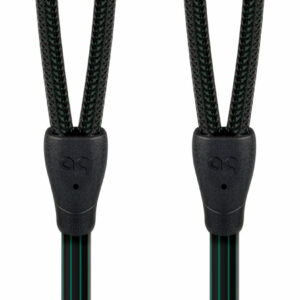 AudioQuest - Evergreen 65.6' RCA-to-RCA Interconnect Cable - Black/Green