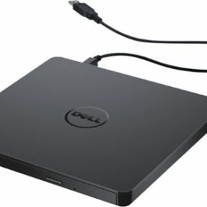 Dell - USB Slim DVD+/- RW Drive - Plug and Play - DW316 - Black