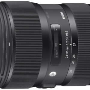 Sigma - 24-35mm f/2 DC HSM Art Standard Zoom Lens for Canon - Black