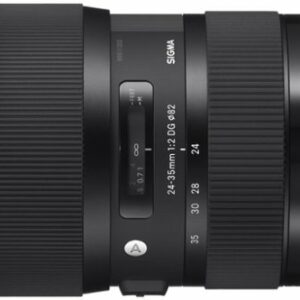 Sigma - 24-35mm f/2 DC HSM Art Standard Zoom Lens for Canon - Black