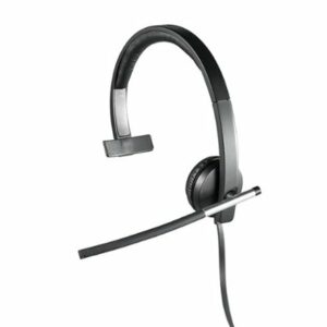 Logitech - H650e Mono Wired On-ear Headset - Black