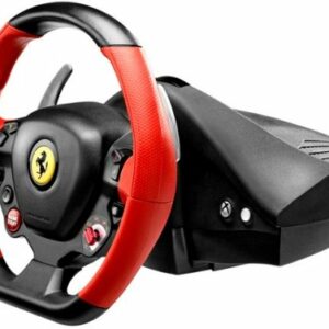 Thrustmaster - Ferrari 458 Spider Racing Wheel for Xbox One - Black/Red/Yellow