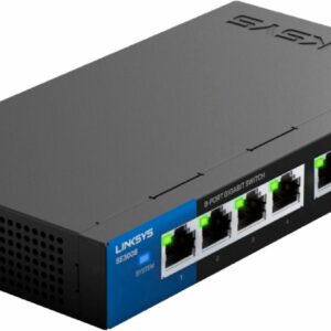 Linksys - 8-Port Gigabit Ethernet Switch - Black