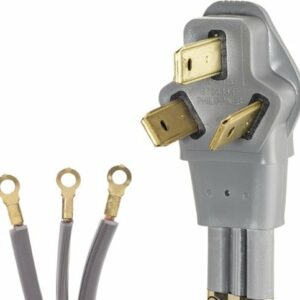 Smart Choice - 6' 3-Wire Range Cord - Gray