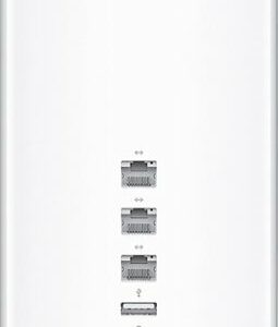 Apple - Geek Squad Certified Refurbished AirPort® Time Capsule® 3TB Wireless Hard Drive & 802.11ac Wi-Fi Base Station - White