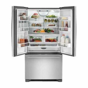 JennAir - 21.9 Cu. Ft. French Door Counter-Depth Refrigerator - Stainless Steel