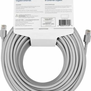 Insignia™ - 100' Cat-6 Ethernet Cable - Gray