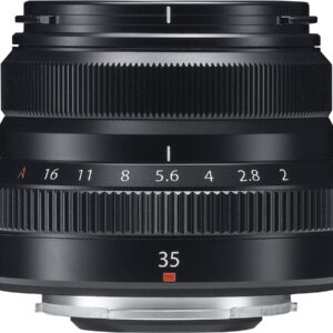 XF 35mm f/2 R WR Standard Lens for Fujifilm X-Mount System Cameras - Black