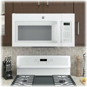 GE - 1.6 Cu. Ft. Over-the-Range Microwave - White