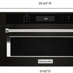 KitchenAid - 1.4 Cu. Ft. Built-In Microwave - Black Stainless Steel