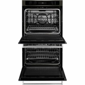 KitchenAid - 30" Built-In Double Electric Convection Wall Oven - Black Stainless Steel