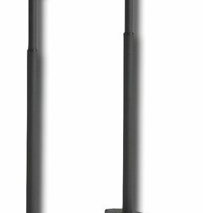 Sanus - 28" to 42" Adjustable Height Speaker Stands for Satellite Speaker (2-pack) - Black