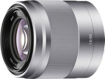 Sony - 50mm f/1.8 OSS Prime Lens for Select Alpha E-mount Cameras - Silver